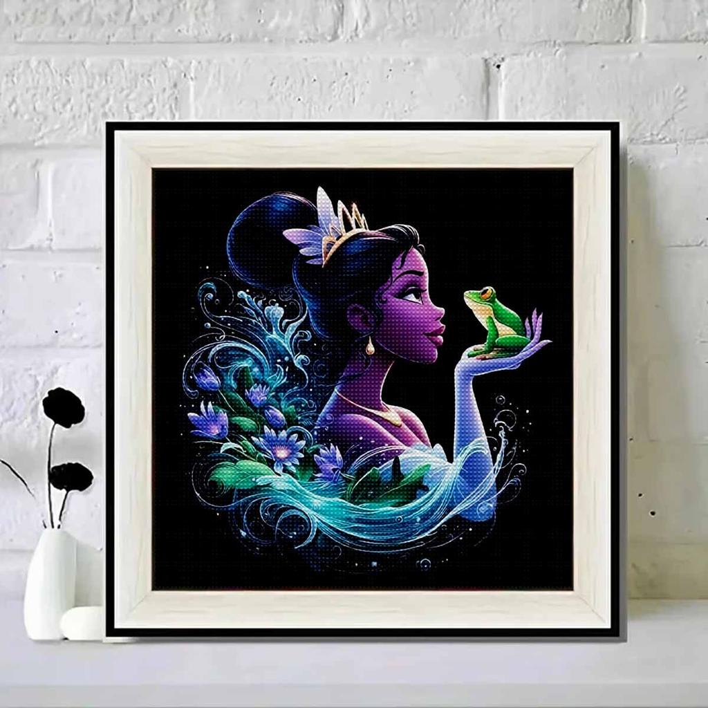 Алмазная живопись своими руками Круглые алмазы Красивая принцесса Полная алмазная мозаика Украшение для дома Живопись Набор для вышивания крестом