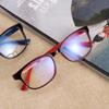 Fashion Unisex Square Computer Eyeglasses Frames with Blue Film Reading Glasses Flat Mirror