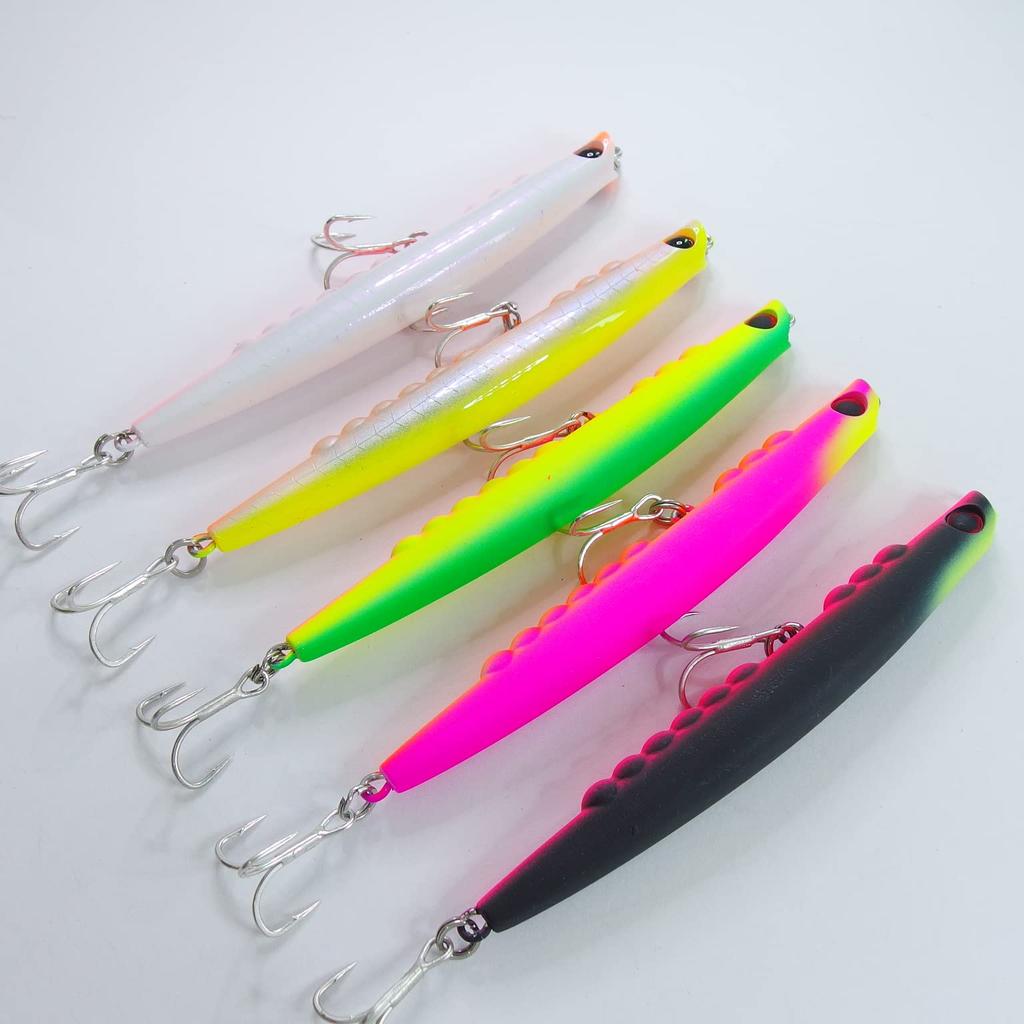 momo lure momo lure sea bass lure bait pen 95S 95HS specialized sinking pencil 5 colors bait-escape (HS assorted)