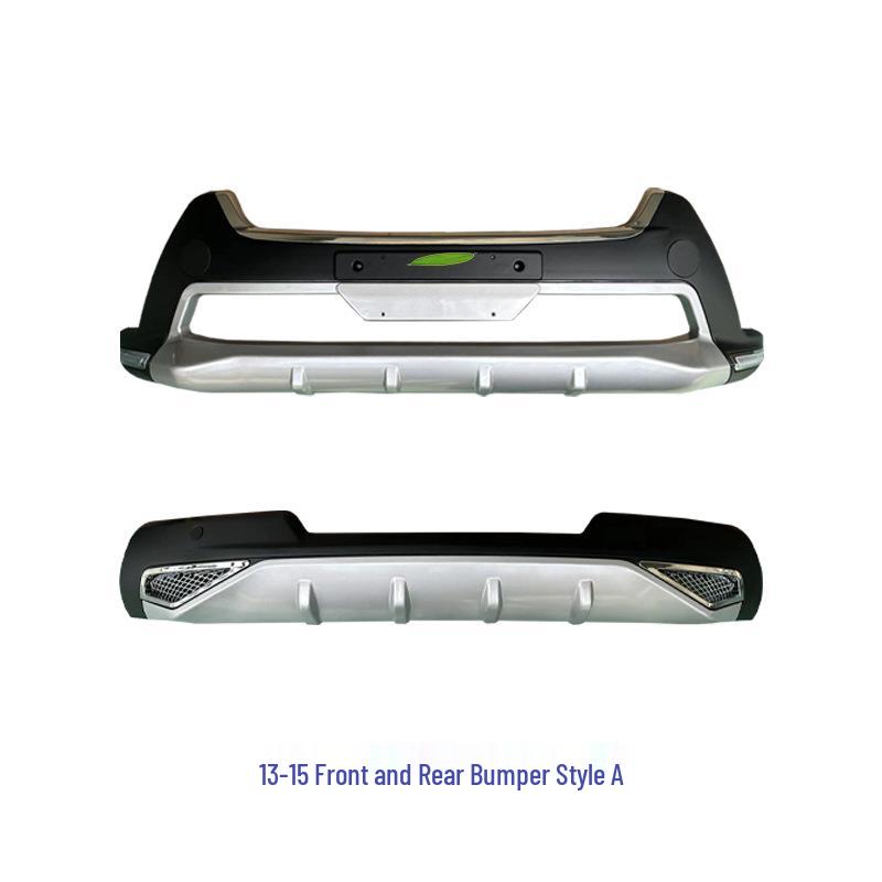 Защитные накладки на передний и задний бамперы для RAV4 (Модели 2013-2019 гг.)