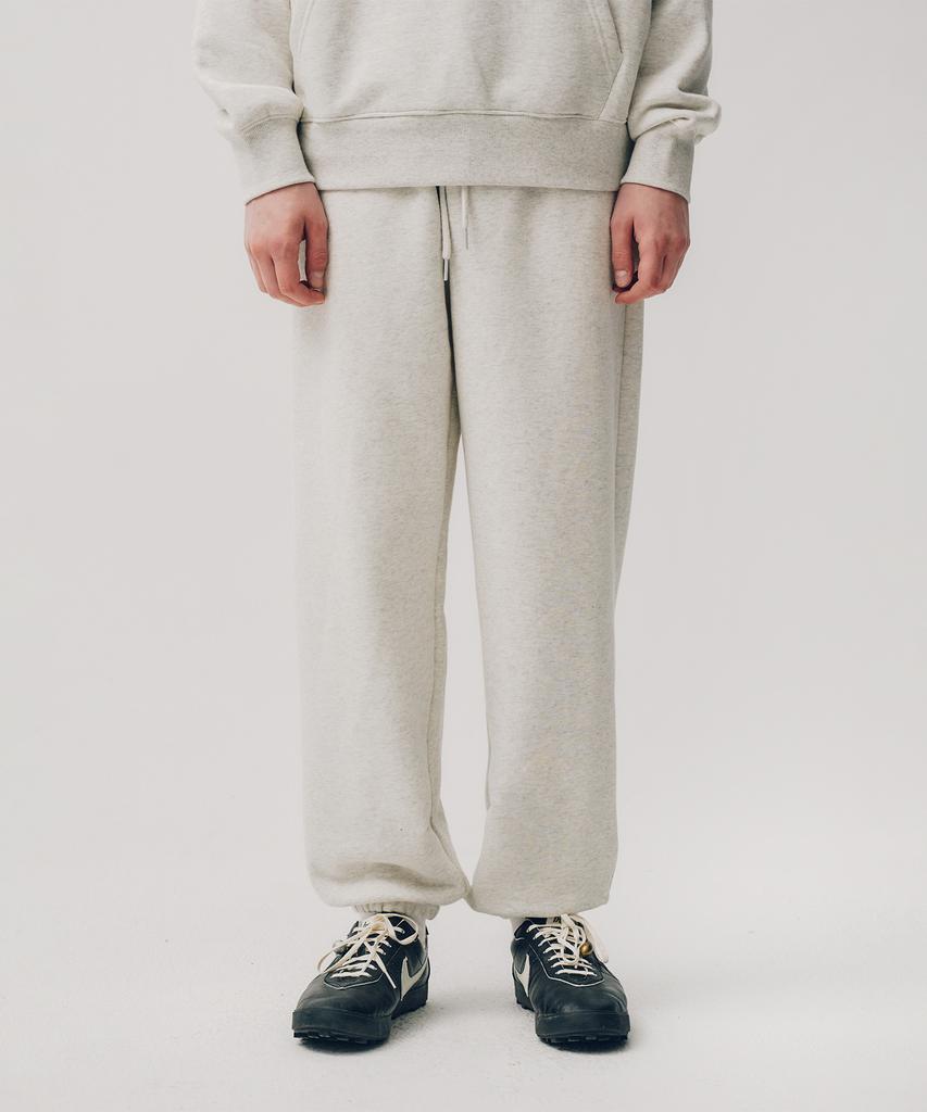YALE Small Two-Tone Arch Sweatpants_Oatmeal