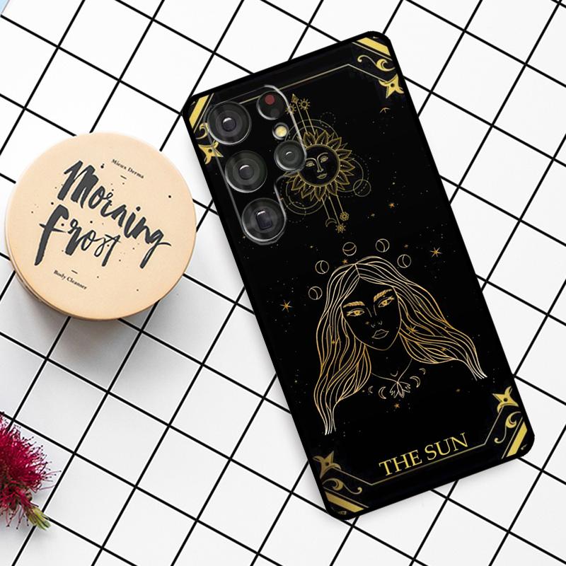 Чехол-кошелек со знаком зодиака и картами Таро для Samsung Galaxy S23 S10 S9 S8 Note 10 Plus Note 20 S22 Ultra S20 FE S21 FE