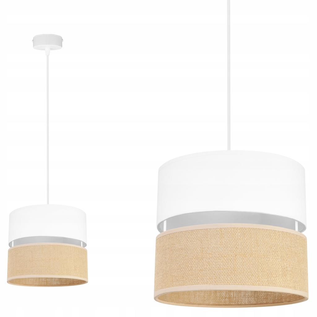 Hanging Lamp, Ceiling Chandelier, Lampshade 20 Cm White