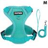 1 комплект поводков для кошек, набор с защитой от побега, дышащий, светоотражающий, регулируемый, для котят и щенков, нагрудный ремень, тяговый трос, товары для животных