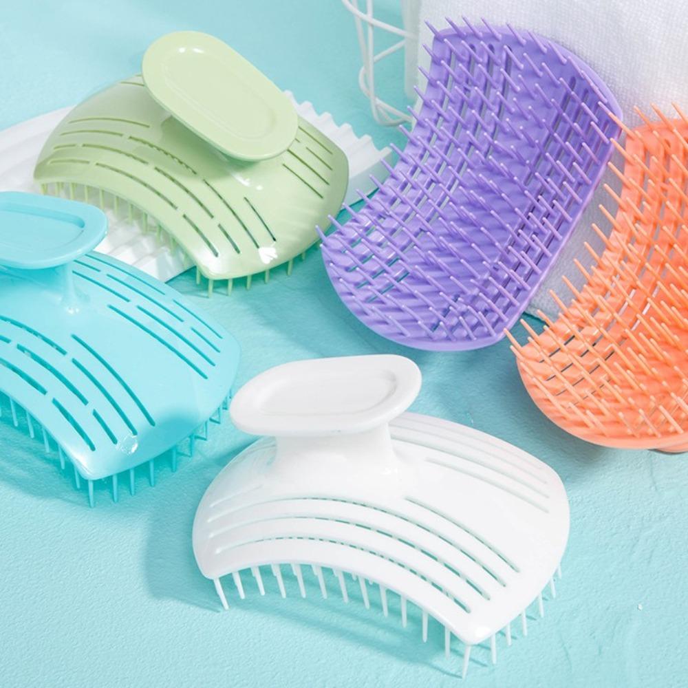 Полая головка щетки Щетка для шампуня Инструмент для ухода за волосами Щетка для тела Расческа для мытья волос Влажное и сухое Глубокая очистка Массажная щетка для кожи головы