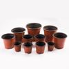 Thickened Plastic Plant Nursery Pot 2 Color Seedling Pot Flower Plant Container for Garden Balcony