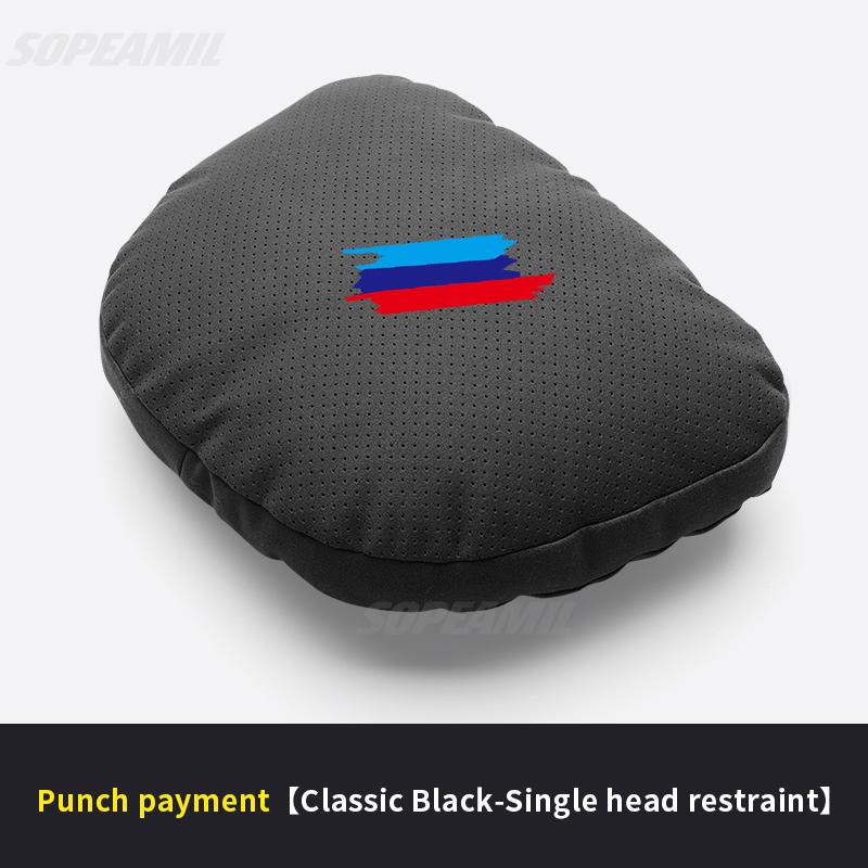 HPYG2 For BMW M X1 X3 X5 X6 G20 G30 E36 E39 E46 E90 E92 F15 F20 F25 F30 Car Headrest Neck Support Seat Lumbar Cushion Soft Neck Pillow