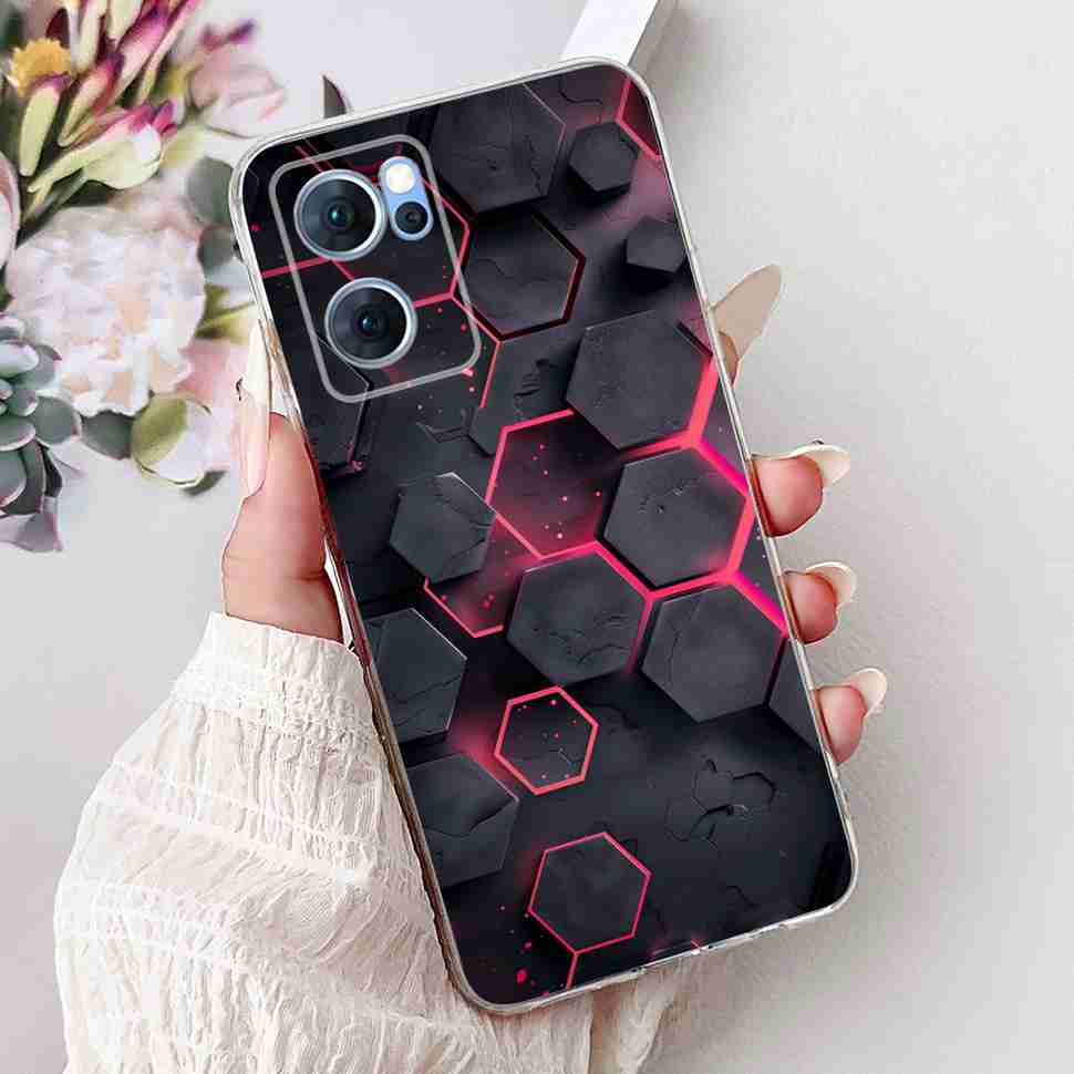 Чехол для Oppo Reno7 5G Милый Кот Цветок Расписная Крышка Мягкие Fundas Чехол для Телефона Для Oppo Find X5 FindX5 Lite Reno 7 5G Задняя Крышка