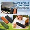Portable Folding Camping Stool Small Lightweight Outdoor Seat with Carry Strap Compact Design for Hiking Fishing and Travel