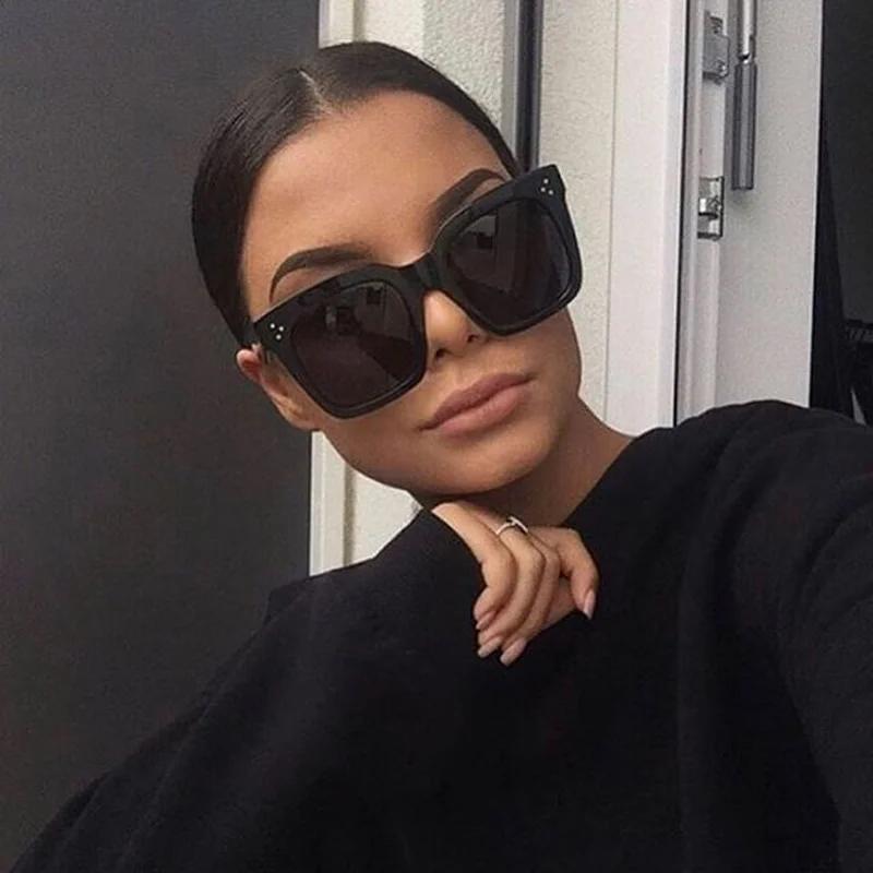 Square Sunglasses Women Men Vintage Designer Fashion Sun Glasses Female Male Brand Mirror Driving Frame Punk