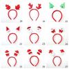Ornaments Tree Antlers Reindeer Headwear Christmas Headbands Christmas Decorations Xmas Hairband