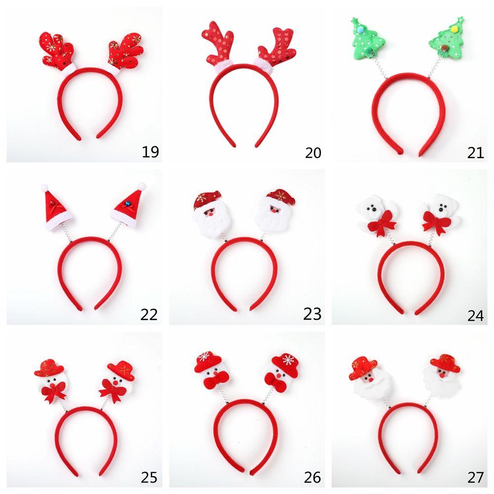 Ornaments Tree Antlers Reindeer Headwear Christmas Headbands Christmas Decorations Xmas Hairband