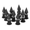 30pcs Spike Design Windshield Screws Kit M5 Thread Size M5 Screws Nuts  For Motorcycle Windshield