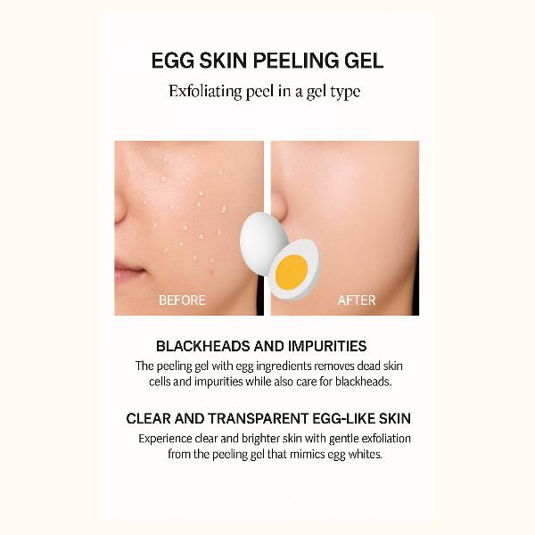 HOLIKA HOLIKA Smooth Egg Peeling Gel 140ml / 4.73 Fl.oz.  , Peeling Foam 140ml / 4.73 Fl.oz.  (7 Options)
