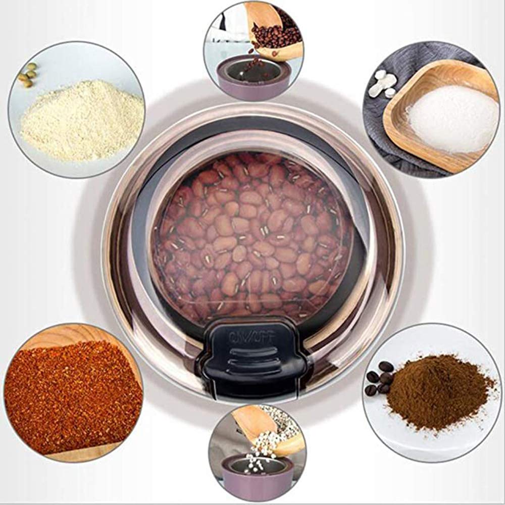 Пищевая мука мелкий приправа порошок домашний маленький изготовлен из нержавеющей стали 304 автоматический помол с одним легким помолом бобов также может использоваться для экологически чистых продуктов