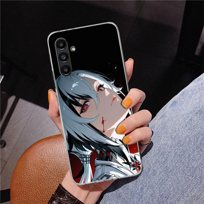 Чехол для телефона Arlecchino Genshin Impact для Samsung Galaxy A17 A37 A57 A16 A26 A36 A56 A15 A14 A13 A55 A54 A53 A35 A34 A33 A25 A24