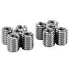10pcs Thread Insert Kit Reducing Nut 303 Stainless Steel Female M5x0.8 Male M8x1.25 0.4in Length