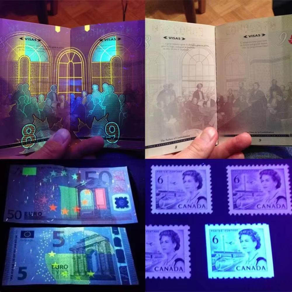 128 УФ светодиодный EDC фонарик фиолетовый свет ультрафиолетовые фонарики 395 нм ультрафиолетовый портативный ручной фонарик светодиодный фонарь детектор для мочи домашних животных