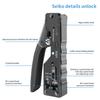 Network Pliers High Hardness Pressure Interface Internet Wire Crimper Cable Stripping Pliers Home Supply