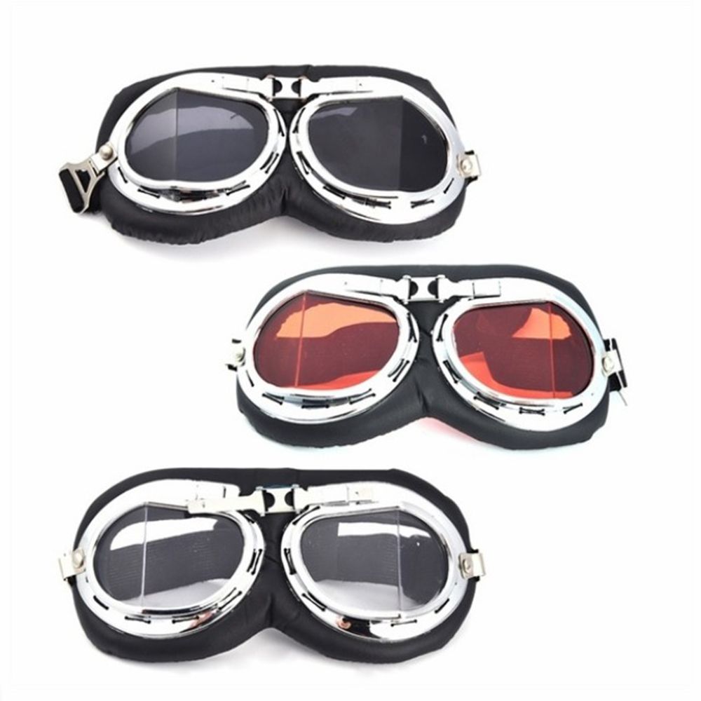 Frame Vintage Sunglasses Protective Gears Retro Goggles Pilot Motorcycle Glasses Cruiser Scooter