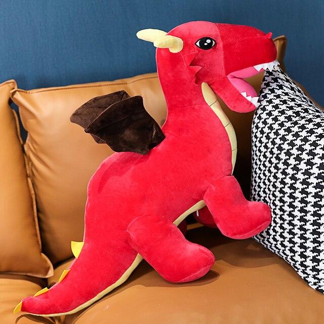 Giant Size Pterodactyl Simulation Dinosaur Plush Toys Stuffed Soft Cartoon Dolls for Baby Kids Boys Birthday Gifts