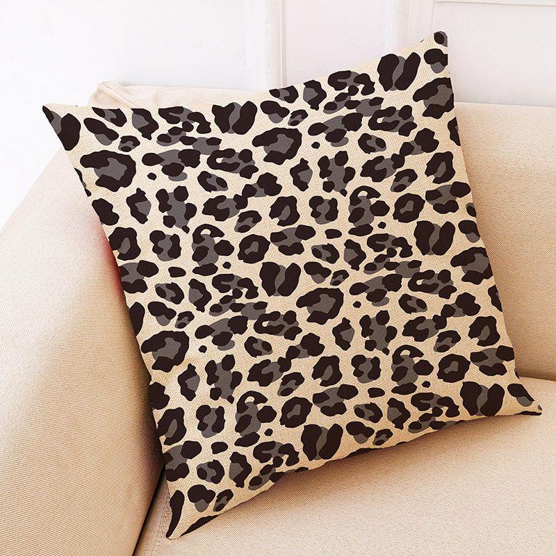 Skin Zebra Animal Leopard Print Pillow Case Sofa Throw Cushion Cover Decor
