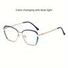 Polarized Blue Light Blocking Glasses High Grade For Cat Eye Sunglasses Retro Star Rivet For Gm Unisex Fashion