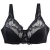 Large Size Bra Lace Gathering Steel Ring Underwear Adjustment Type Large Chest Small Breast Bra Cover