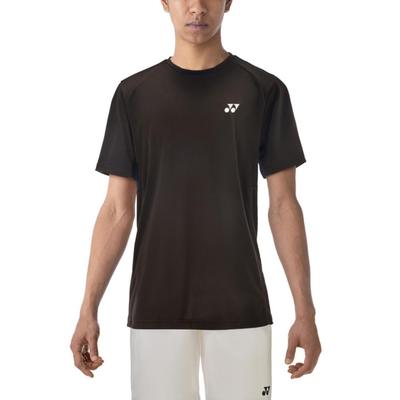 Игровая футболка Yonex с коротким рукавом черная размер L, (007),