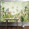 Vintage Green Tropical Plants Tapestry Wall Hanging Psychedelic Witchcraft Mystery Dorm Living Room Home Decor