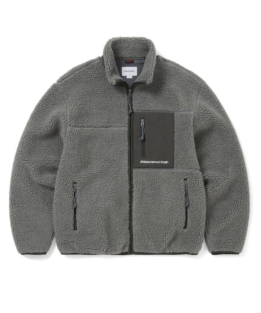 Thisisneverthat Sp Флисовая куртка Sherpa Угольный