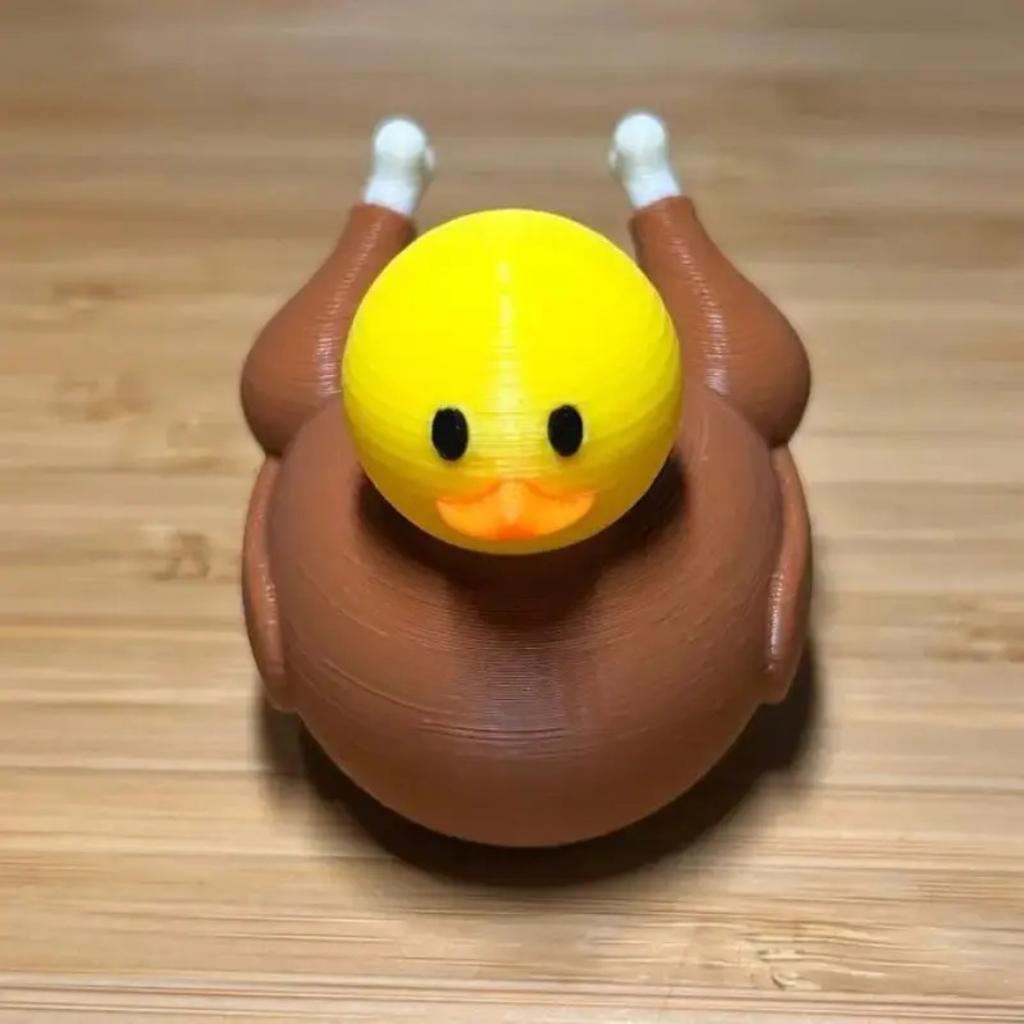 Thanksgiving Turkey Duck Ornament, Creative Home Living Room Desktop Turkey Ornament Thanksgiving Family Gathering Table Decor Thanksgiving Decoration