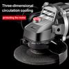 Angle Grinder Grinding Machine Electric Grinding Machine 18V 68000MAH Grinding Cutting Grinding Metal Power Tool 1/2xBattery