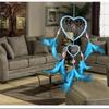 Love Heart Wall Home Decoration Dream Catcher Car Interior Wind Chimes Feather