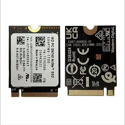Твердотельный накопитель Western Digital WD SN740 2 ТБ SSD M.2 2230 Gen4 PCIe 4.0 NVMe, совместимый с