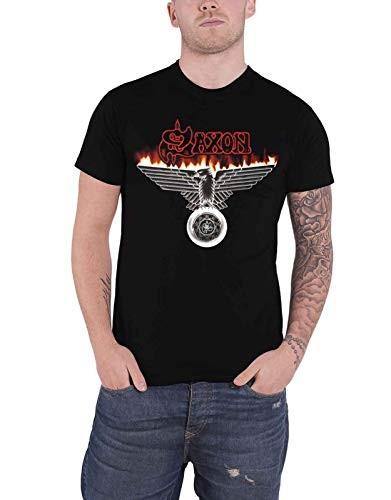 SAXON - WHEELS OF STEEL - tshirt - New T Shirt - 87 - Size L - Y72z Unisex T-Shirt