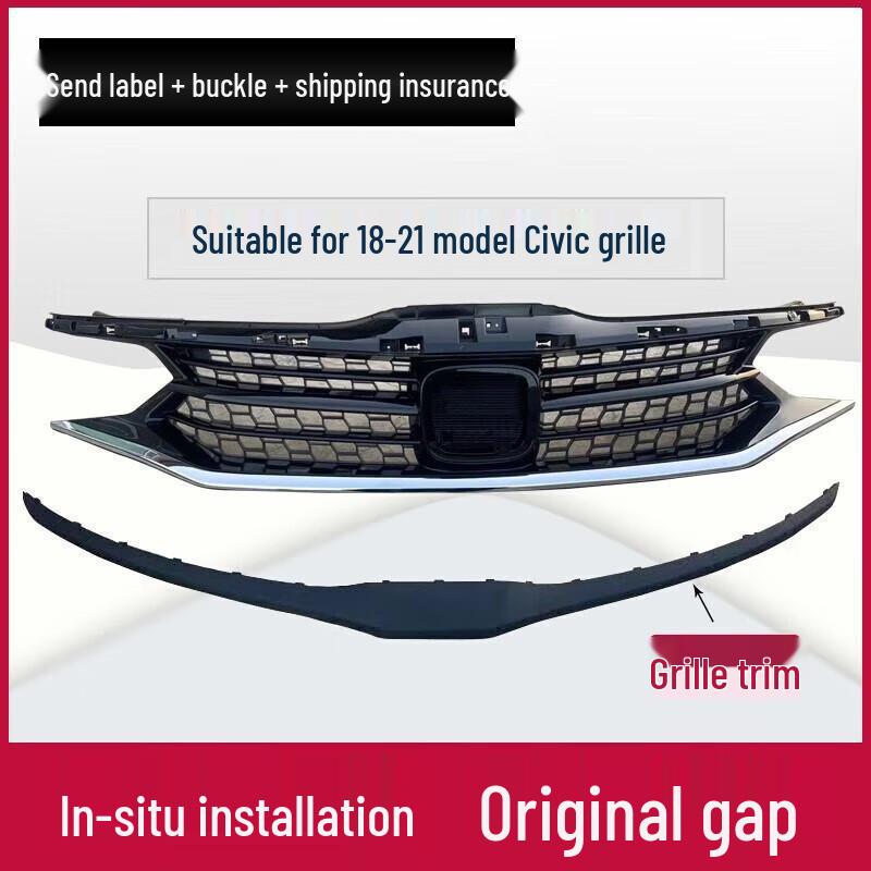 Honda Vezel 18-19 Front Vent Grille Trim - Unpainted