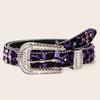 Belt Girl Millennium Abi Spicy Girl Punk Accessories Jeans Water Diamond Shining Diamond Rivet Wide Belt