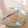 Transparent Round Weight Scale Digital Scale Electronic Scales Smart Lcd Bathroom Scales Balança 180kg Body Floor Weighing Scale