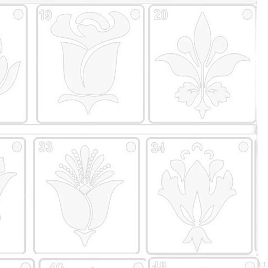48 шт. трафаретов мандалы, уникальные креативные шаблоны для плитки из дерева