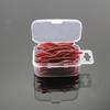 3 Box Fishing Lure Red Worm Earthworm Imitation Fake Bait 50pcs/box