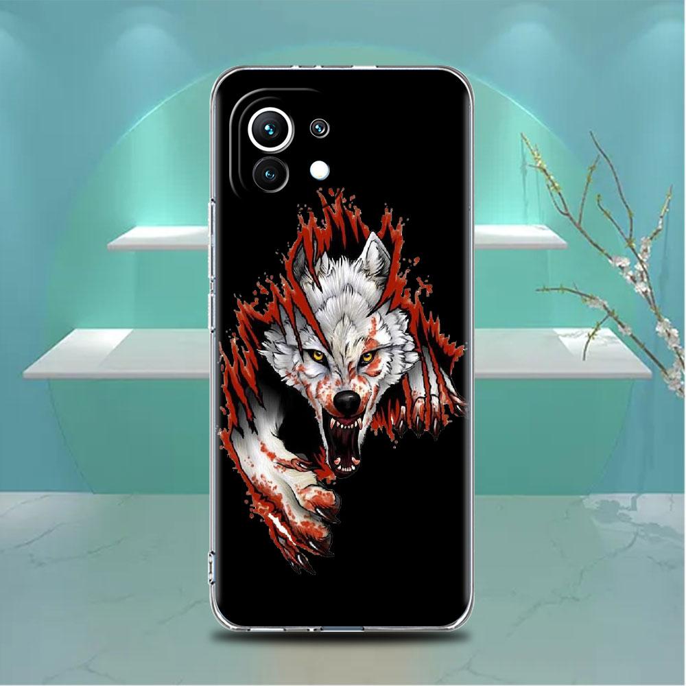 Прозрачный чехол для Xiaomi Mi Poco X3 NFC M3 Pro F3 F1 11 Lite 12 Note 10 11T 9T Прозрачная накладка на телефон Животное Тигр