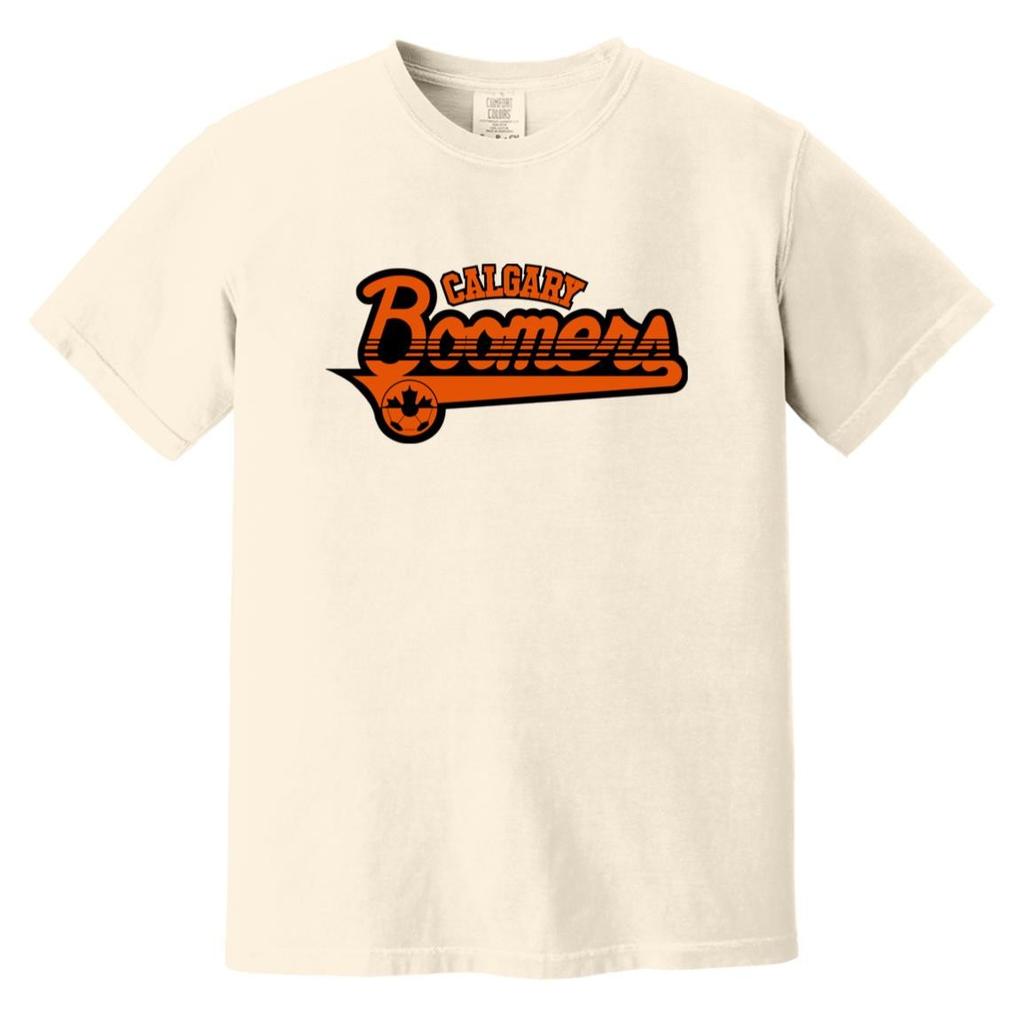 Calgary Boomers T-shirt Heavyweight Vintage Colors | NASL Soccer Team