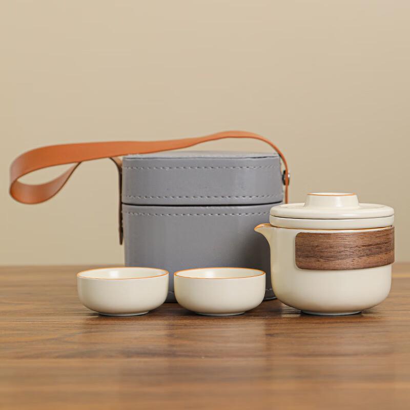 Portable Ceramic Travel Tea Set
