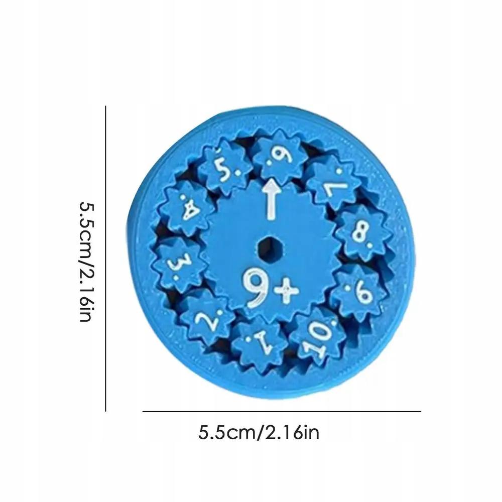 Matematyczny spinner +/- 9 szt w zestawie