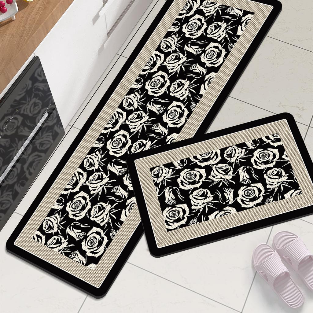 Diatomite Kitchen Floor Mat Waterproof Kitchen Rug Non-slip Long Area Room Carpet For Hallway Washable