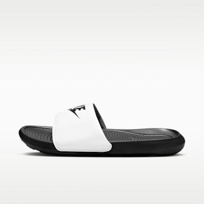 Nike Victori One Шлепанцы Белые Черные