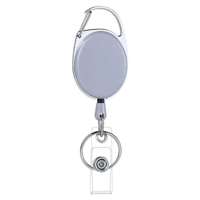 Transparent Card Slots Id Badge Holder Id Pendant Badge Reel Storage Organizer Employee Pass Work Card Case