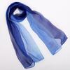 Женская мода градиент цвета шали шифоновый шелковый шарф тонкий солнцезащитный женский дышащий мягкий