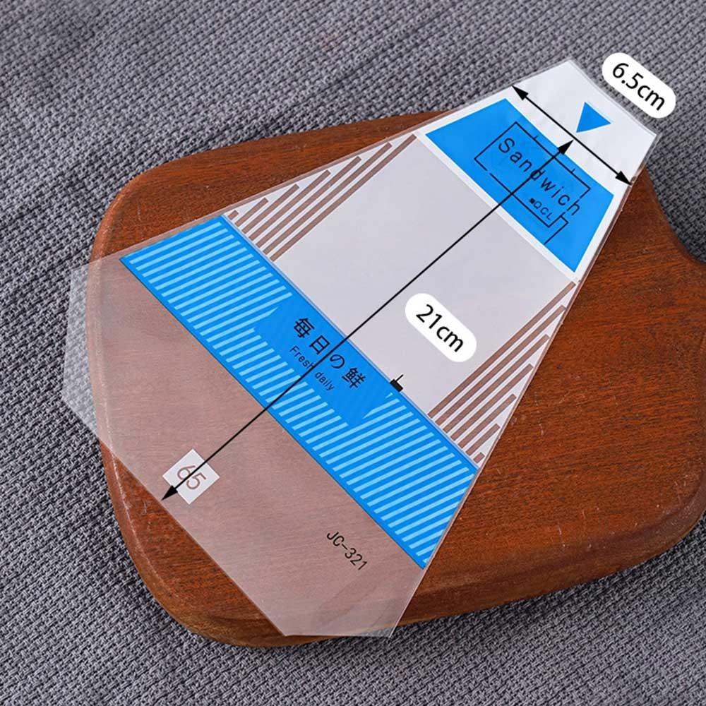 Thick Sandwich Packaging Paper Triangular Baking Bag High Quality Bread Sandwich Bags Food